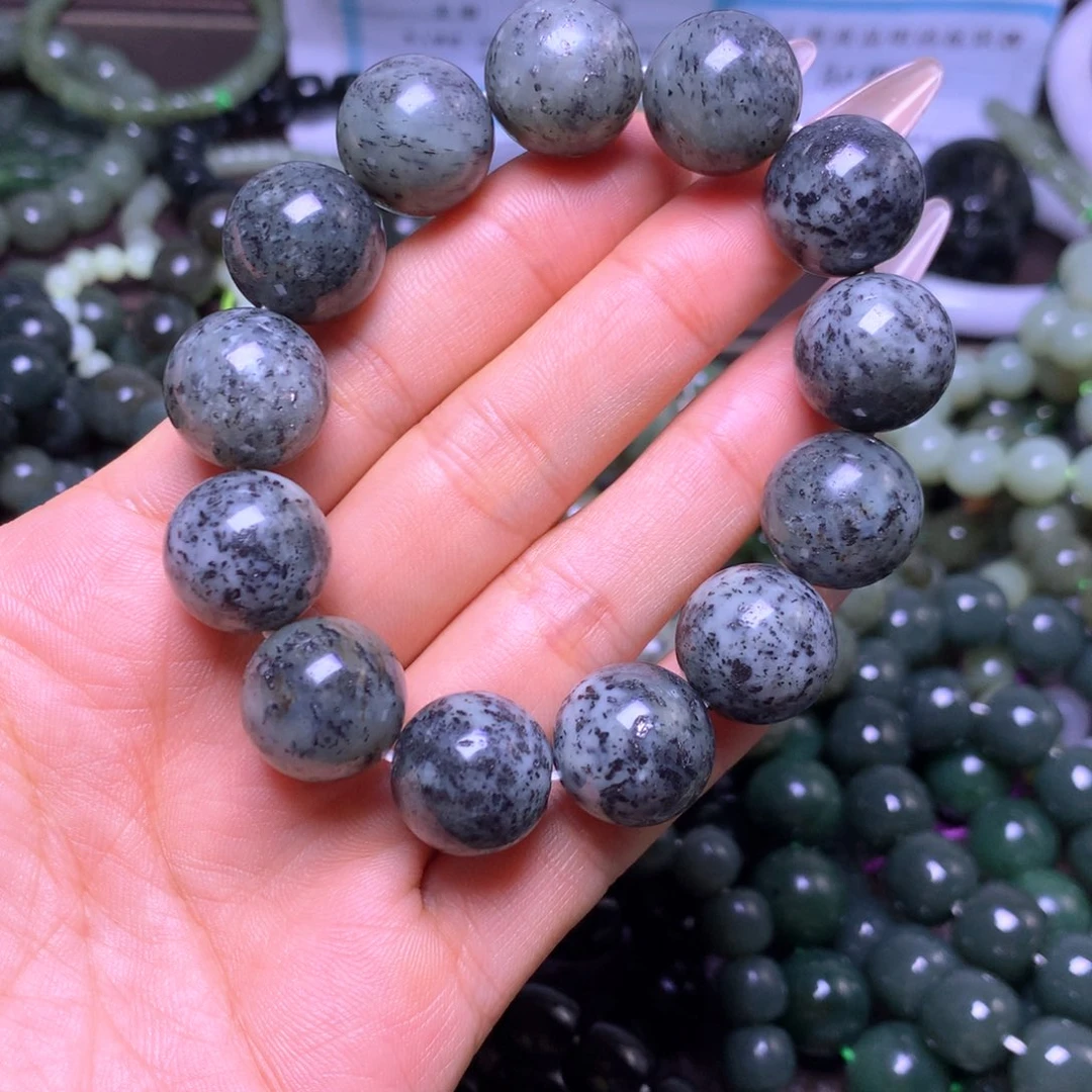 和田玉未镶嵌手串卡16