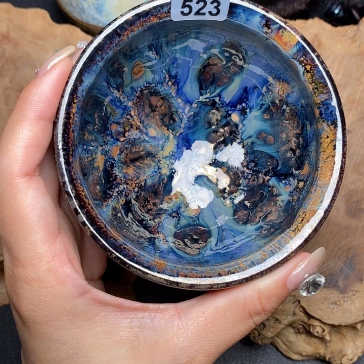 茶盏建窑建盏主人杯523