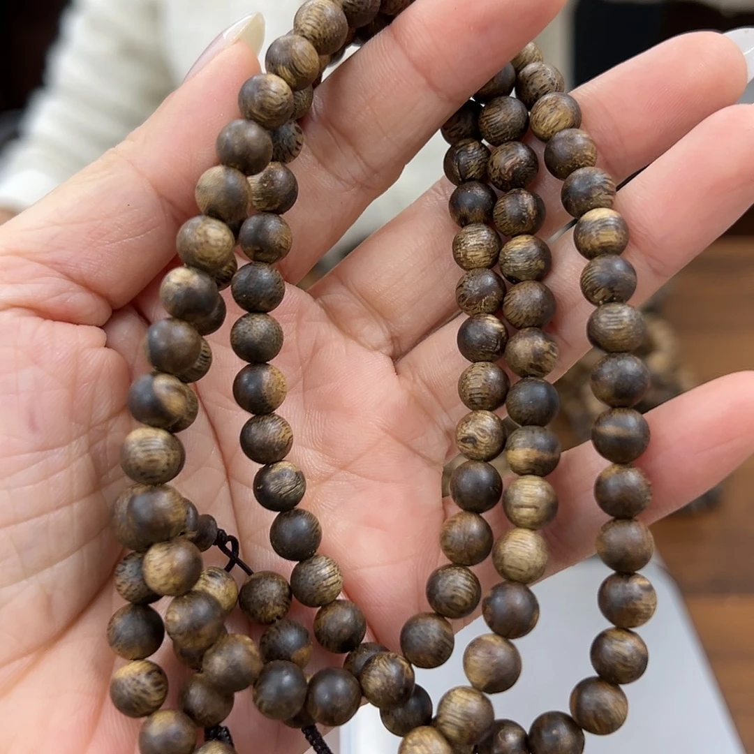 沉香沉香香囊沉香海南绿棋0.7圆珠多圈多样性发一18