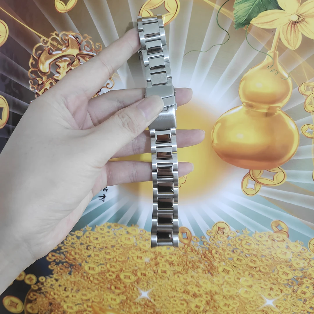 库存表带瑕疵表带适用于20的实心手表钢带代款