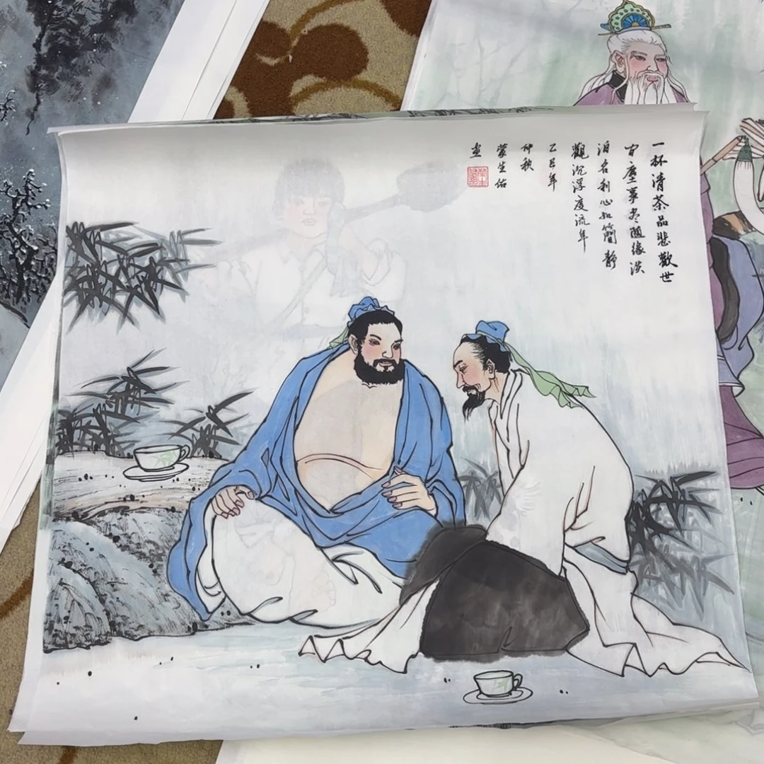 国画蒙生佑四尺斗方艺