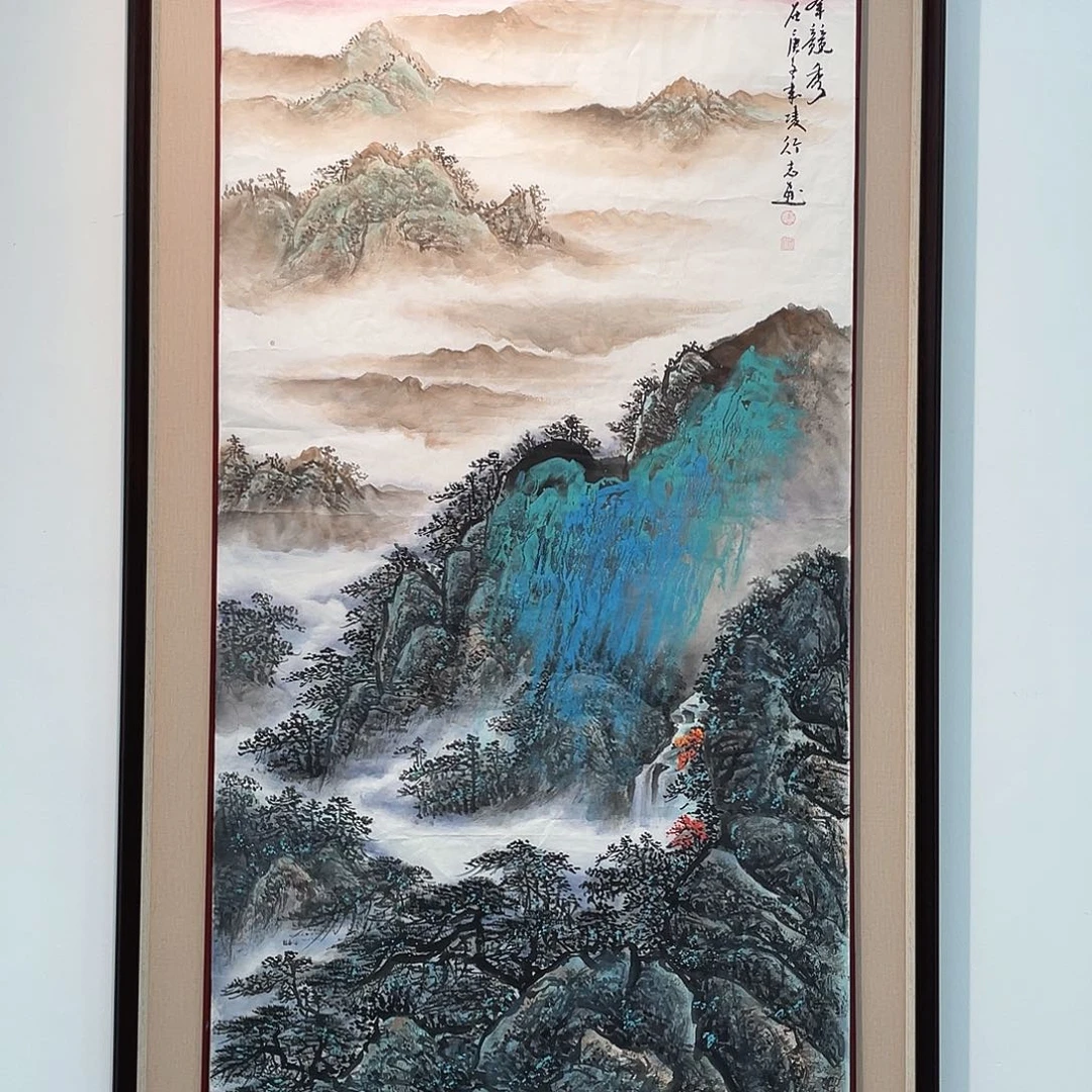 国画凌行志老师手绘国画作品