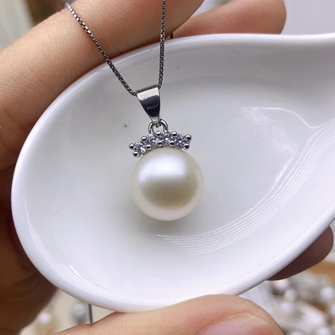 淡水珍珠未镶嵌吊坠(赠链)