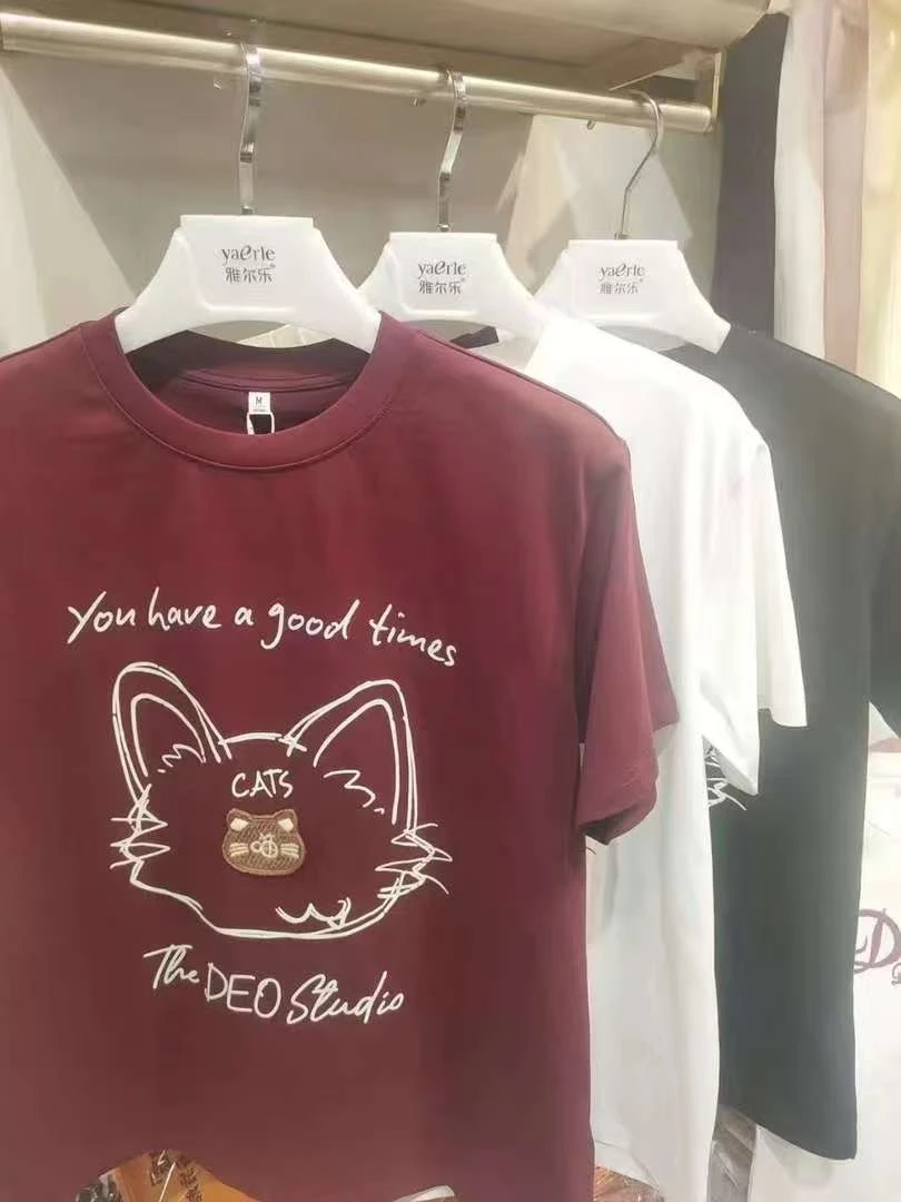 257188夏季薄款女士中长款短袖