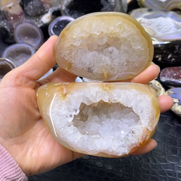 珠宝半成品未镶嵌水晶盆