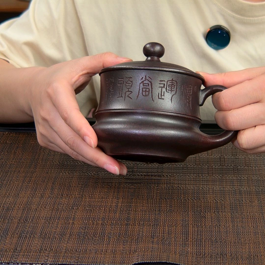 茶杯紫砂高货放漏