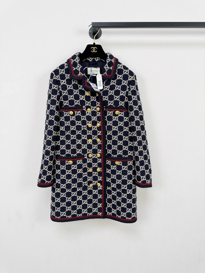 99新 GUCCI/古驰 Gucci古奇老花大衣外套/38码/99新