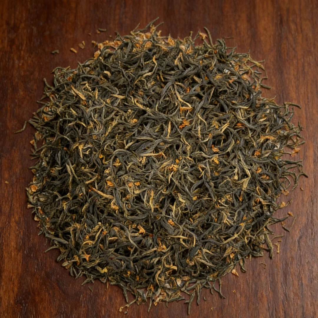 桂花金骏眉-亿茶严选-桂花红茶武夷红茶桂花飘香