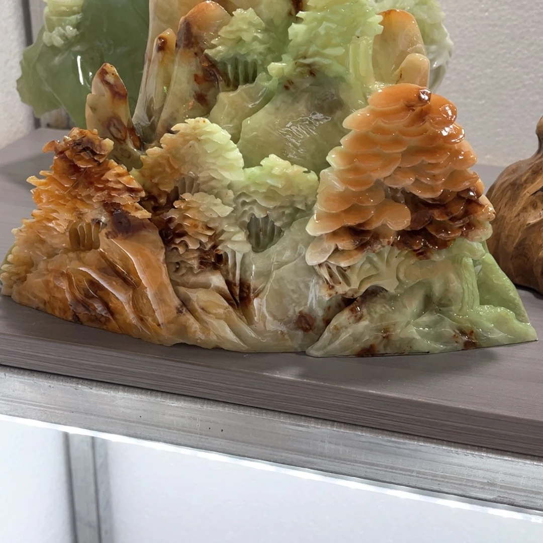石材手工制作精品摆件