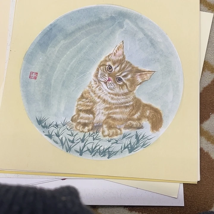 国画33-33卡纸作品艺