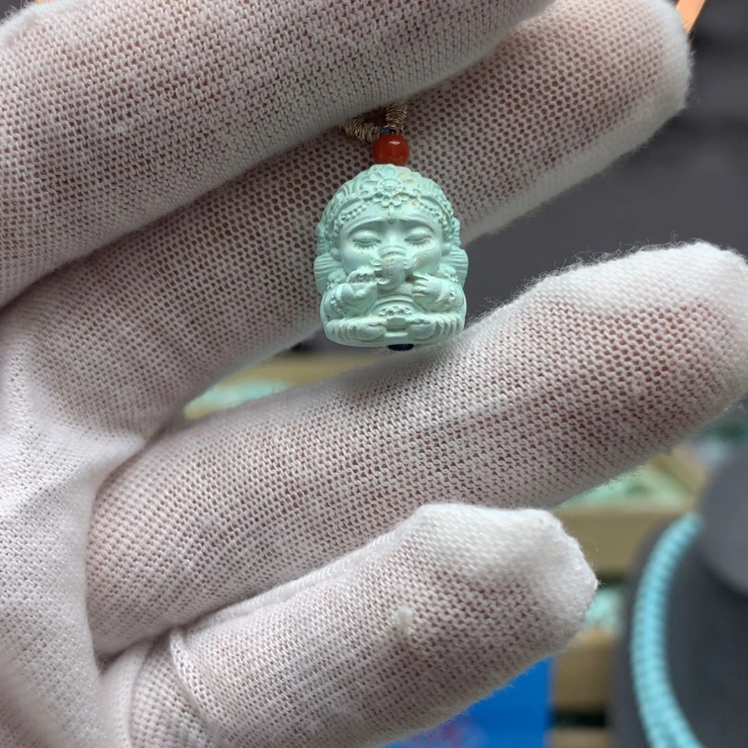 绿松石挂件未镶嵌