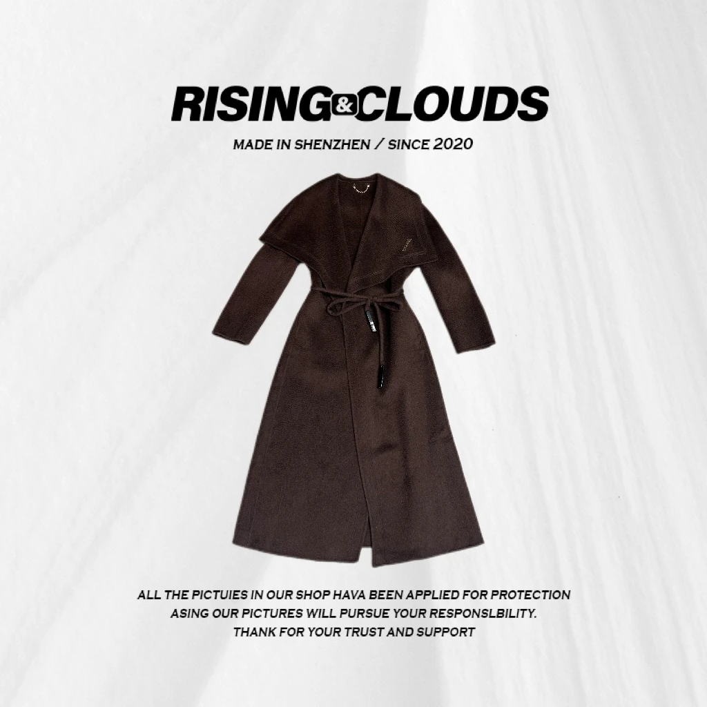 RISING&CLOUDS【小云姐】深圳南油秋冬牦牛绒绵羊毛大衣090499