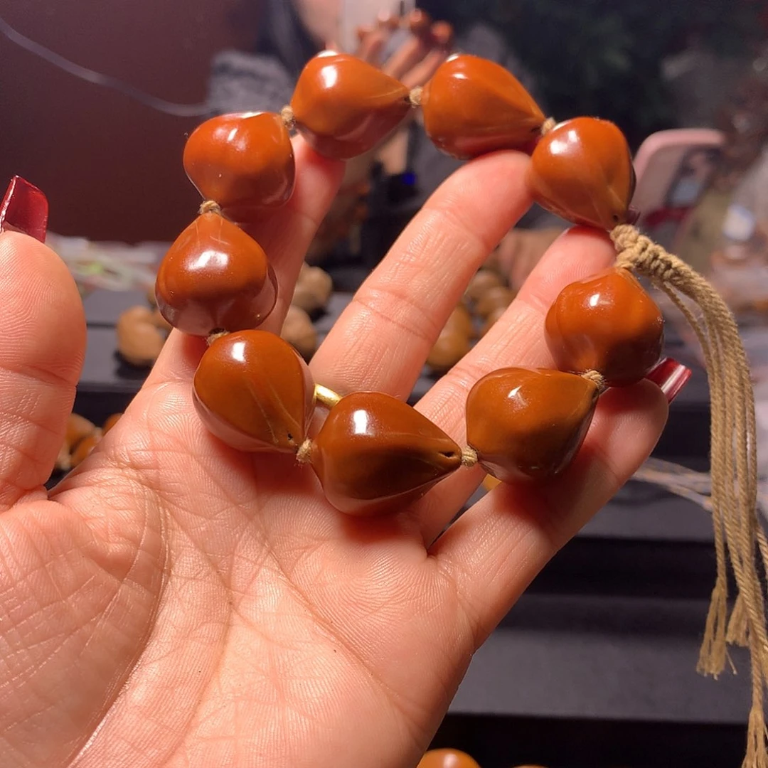 橄榄核手串/手链西***。三花手串