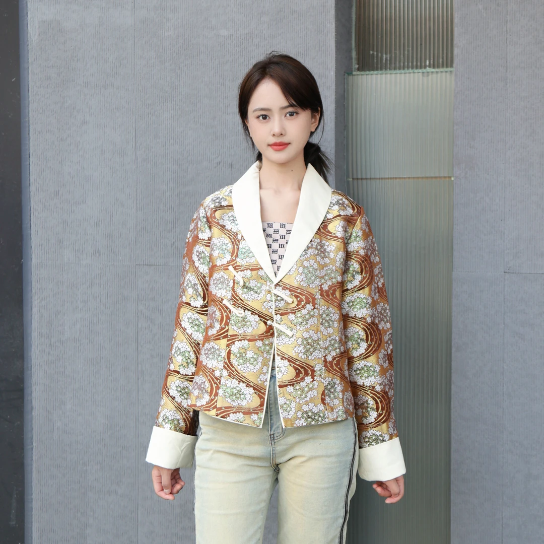 WT117藏族服装女款春秋季新款名族风藏式外套藏服