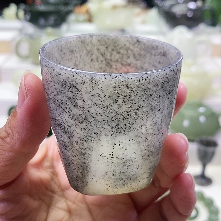 未镶嵌和田玉挂件茶杯110m l