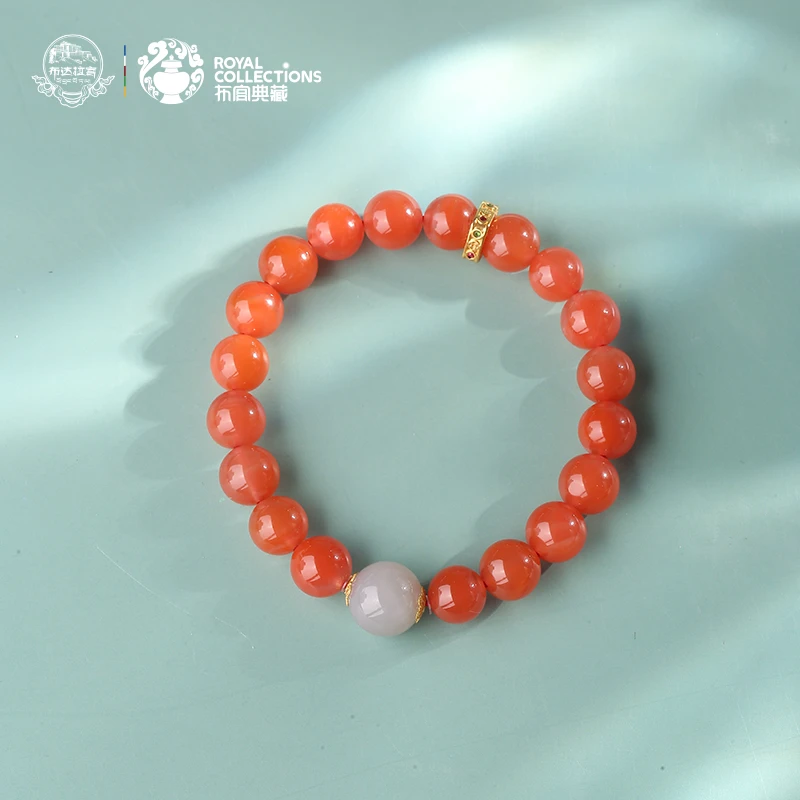 布达拉宫南红和田玉手串