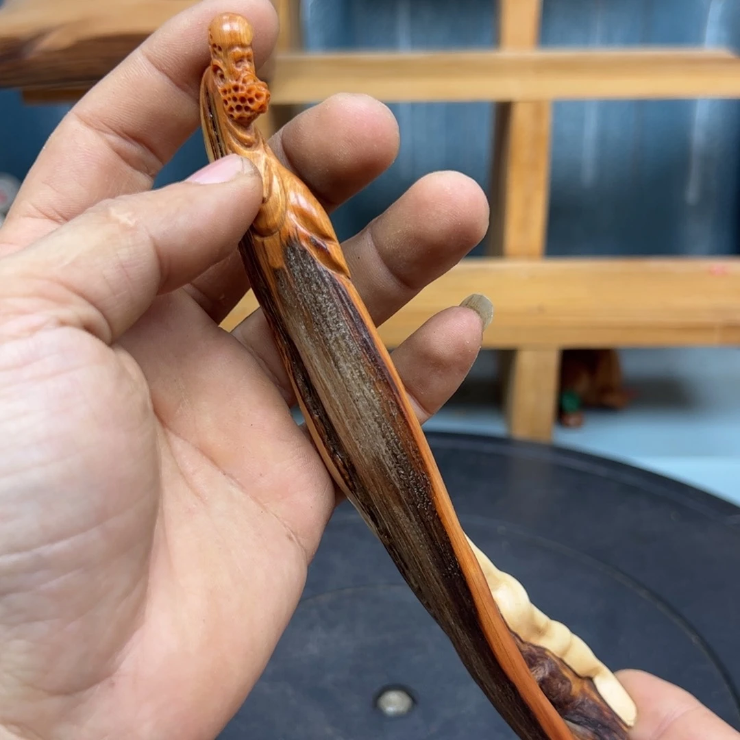 木用****7崖柏木摆件手把件
