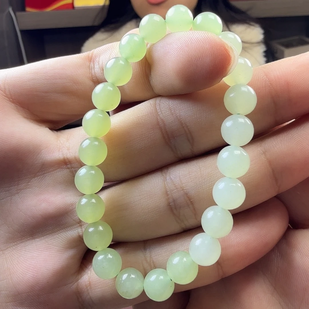 和田玉未镶嵌手链天然和田玉晴水渐变手串 有运费险 特别油润细腻