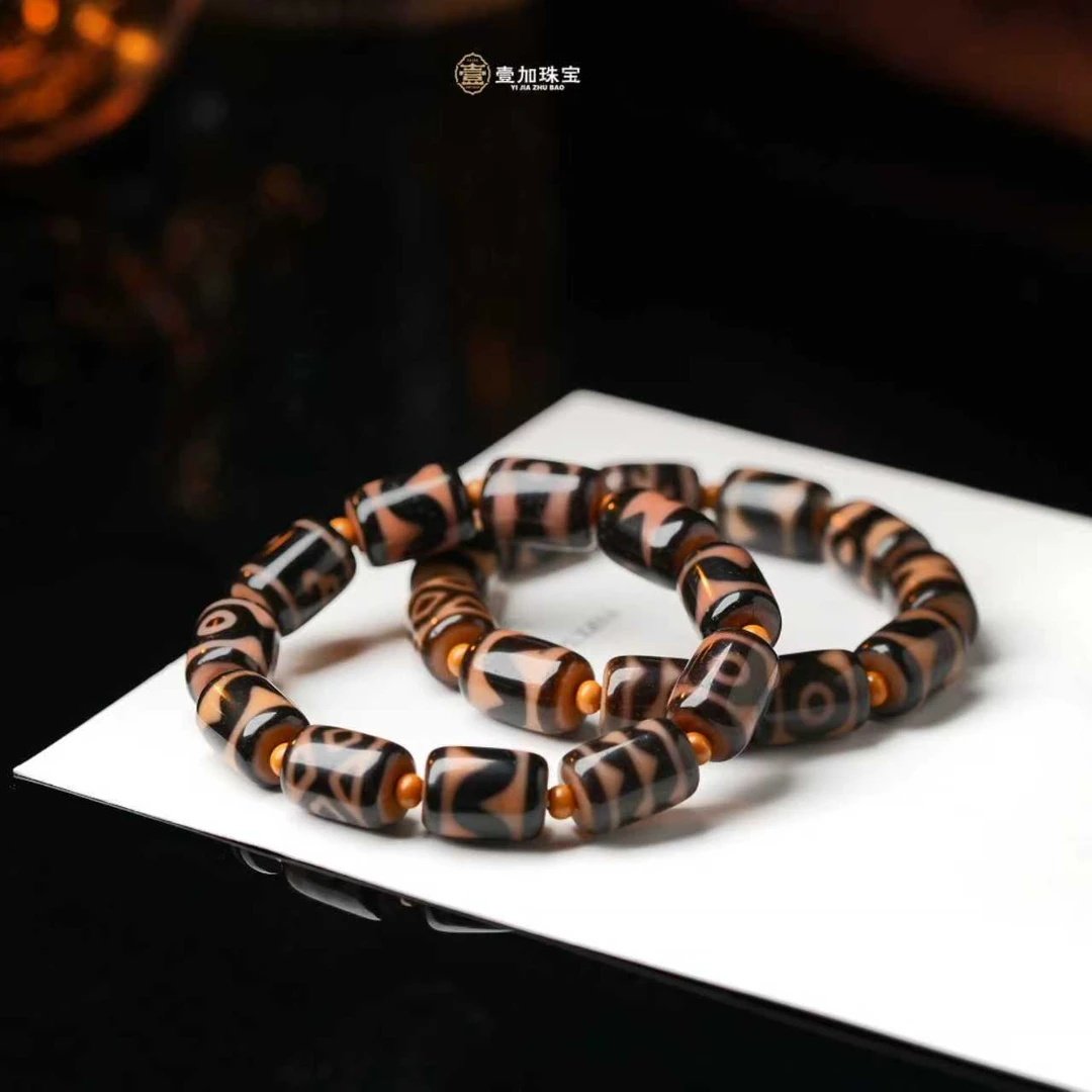 壹加林妹妹 | 玛瑙上肯手工超顶多宝手串多样性发其一