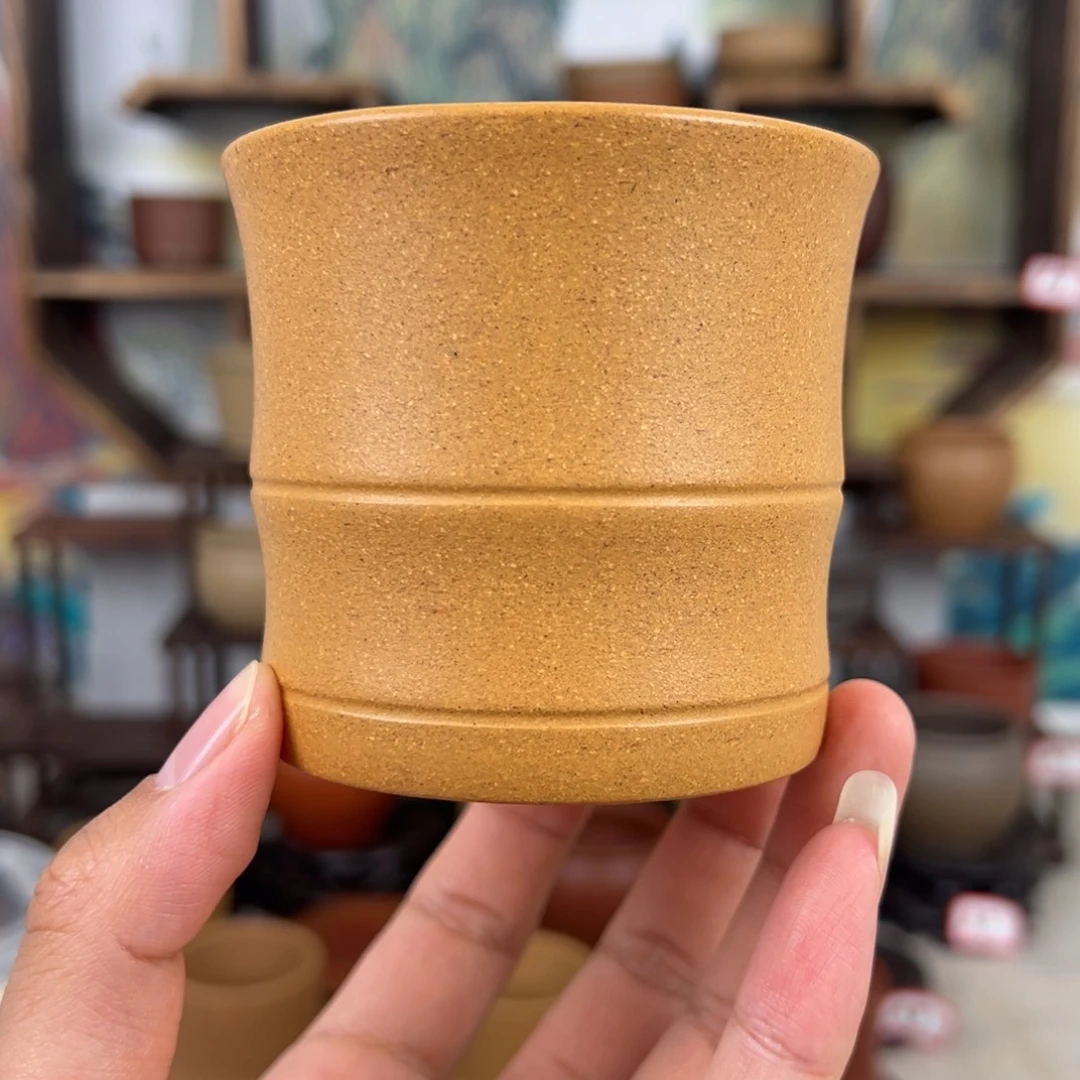 紫砂茶杯拙器甄选，纯原本矿。