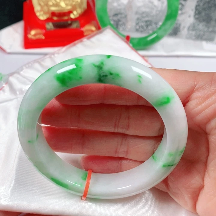 未镶嵌手镯翡翠  编号FD1154 正圈57 福利镯