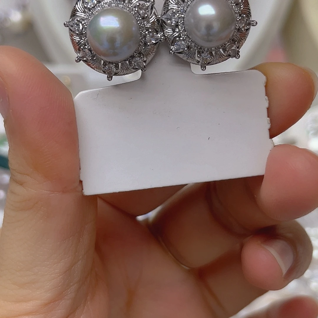 吊坠耳钉淡水珍珠未镶嵌