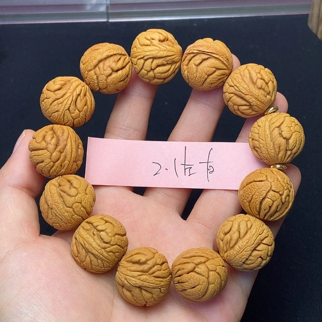 桃核手串秦岭龙纹桃核1