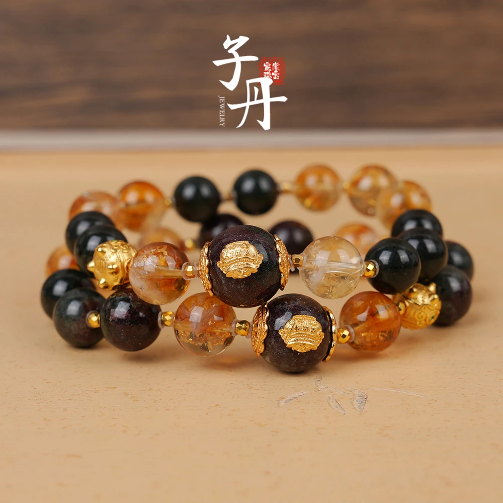 【聚宝盆】红绿幽灵DIY手串（多样性发/发一串）C3-755