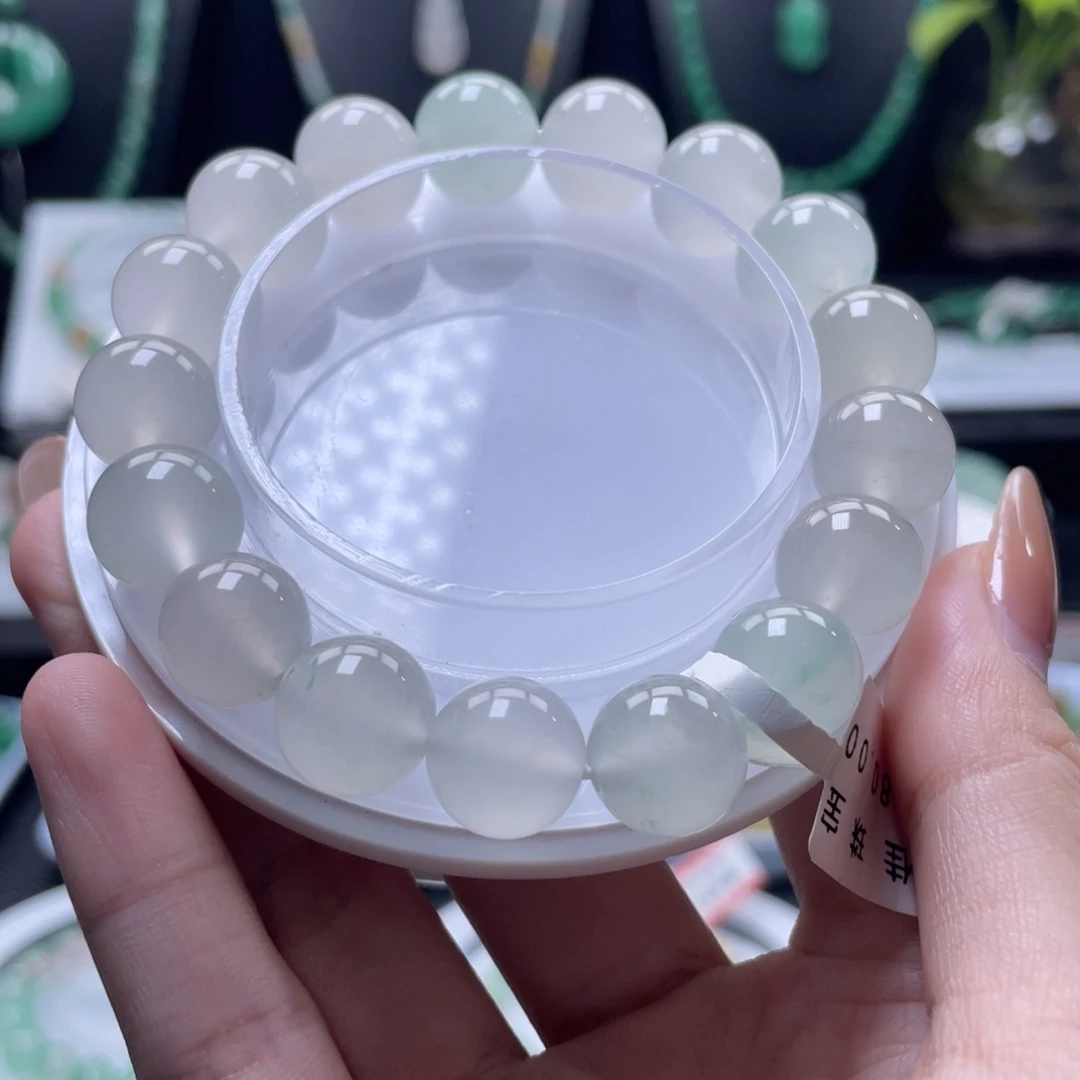 石英质玉（非洲翠）未镶嵌手串