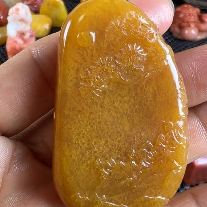 寿山石用****5带丝开门田一个