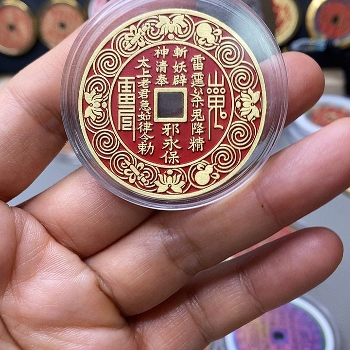 铜现代仿制工艺文创铜币