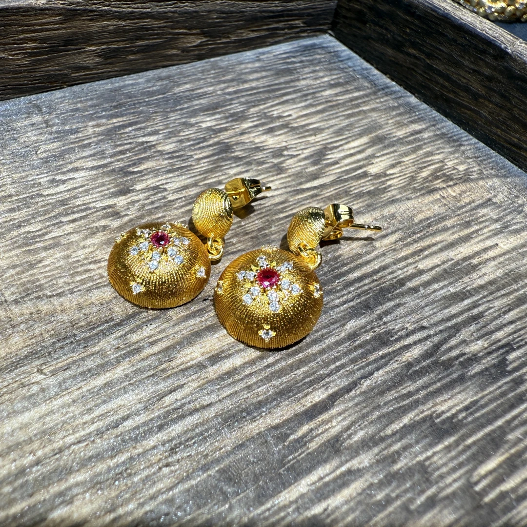 【国检证书+运费险】收藏级 红宝石耳坠-B997