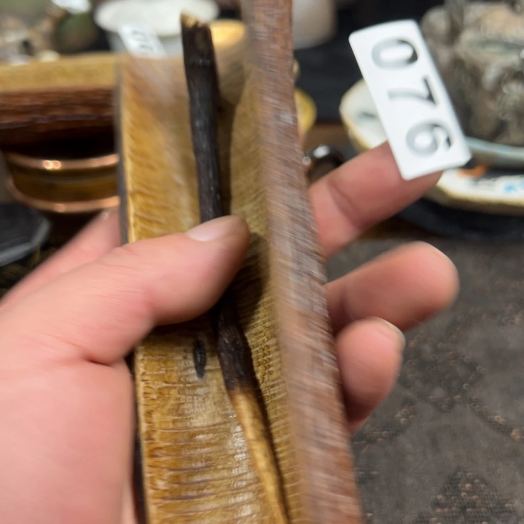 076大漆茶则茶针哈哈哈哈哈