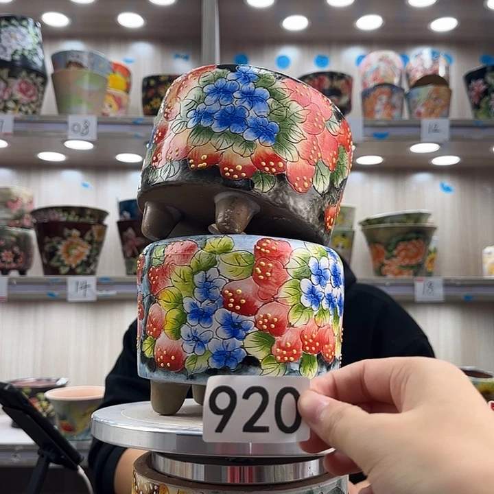 紫砂花盆瑕疵瑕疵920