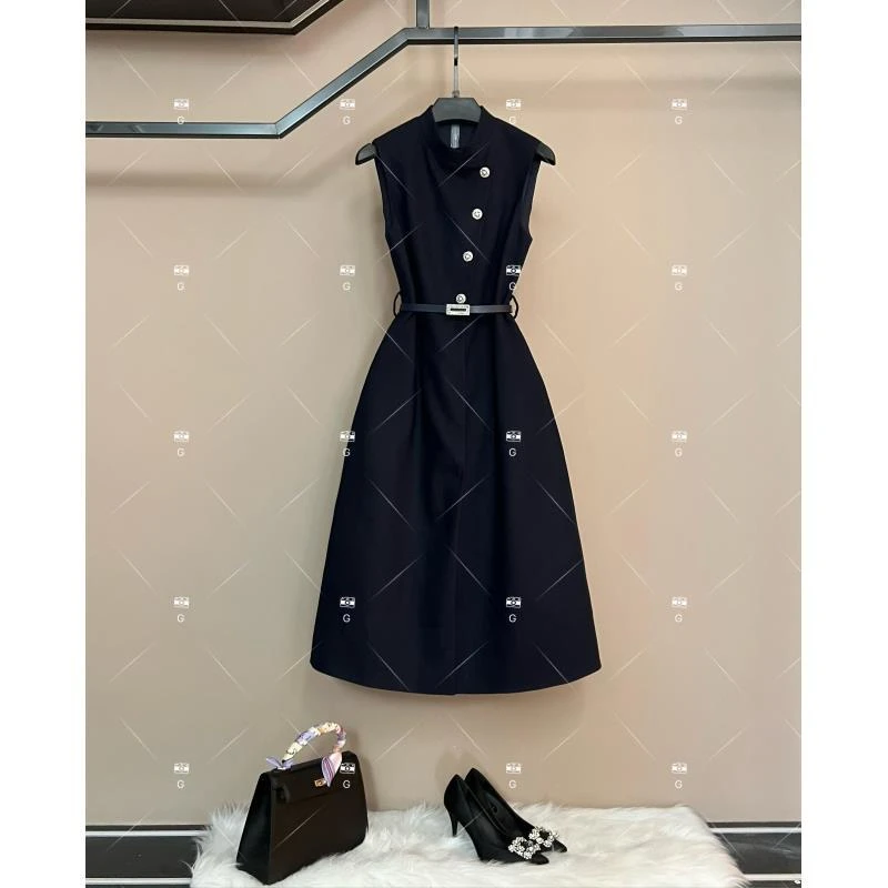 【秀秀】复古风显瘦默认款式连衣裙女装轻奢秋冬时尚 H-1685