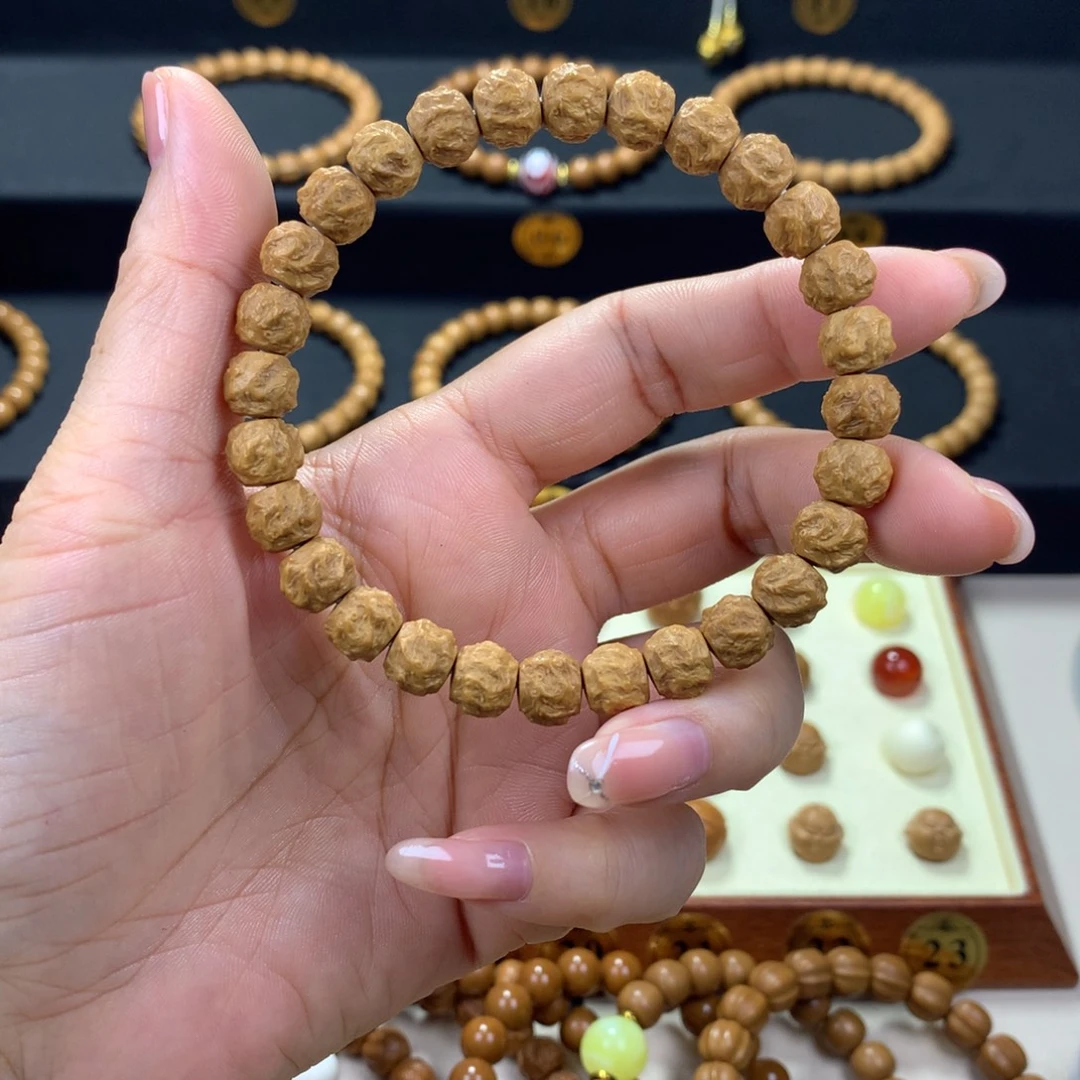 嗨***猴头核桃手串猴头核桃原皮原色龙蛇全品