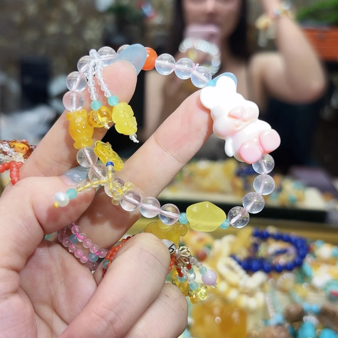 未镶嵌琥珀手链琥珀