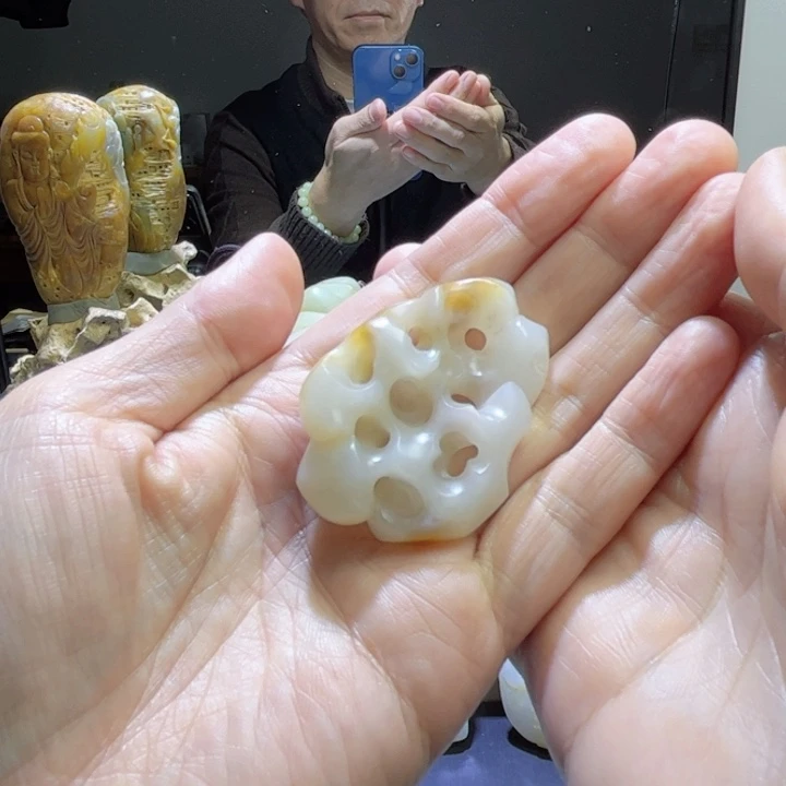 和田玉吊坠(不含链)未镶嵌风