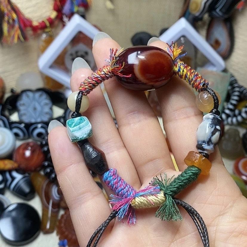 【闪购商品】玛瑙/玉髓颈饰未镶嵌一**瑶