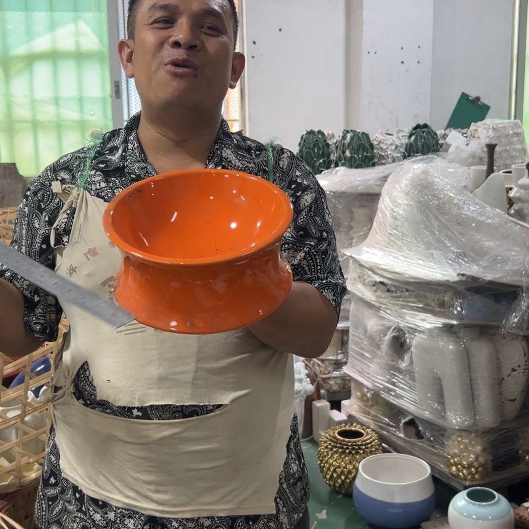 摆件12 号高温陶瓷工艺饰品（部分微瑕）