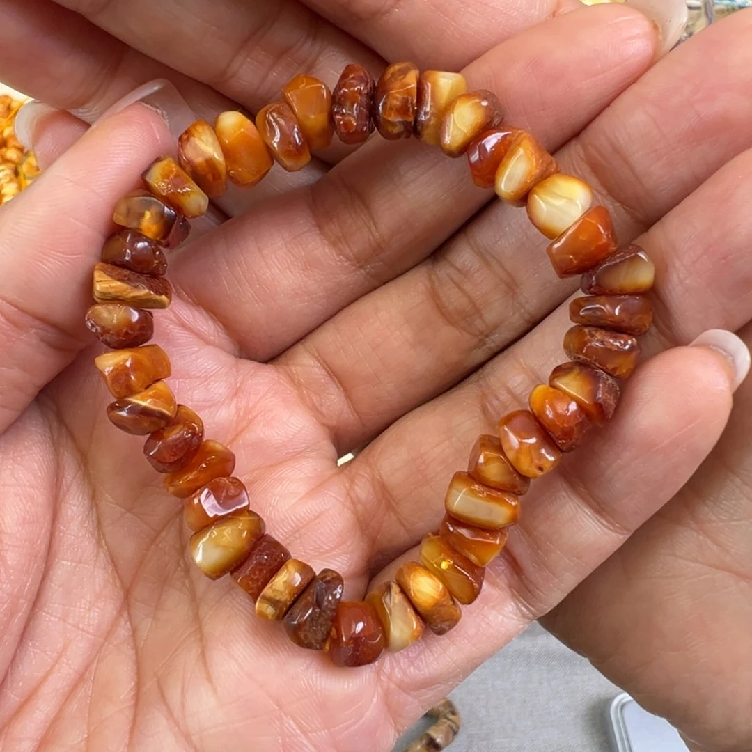 蜜蜡裸石未镶嵌蜜蜡