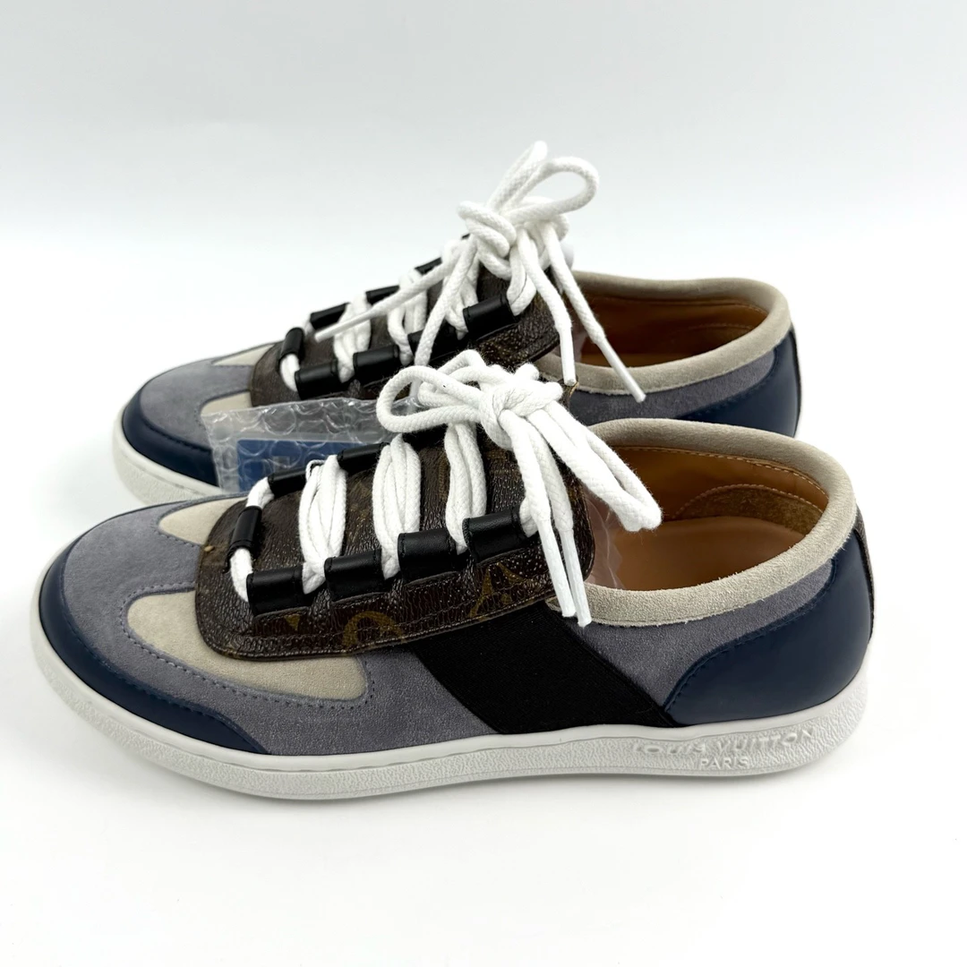 95新 LouisVuitton/路易威登 35码 老花满印花休闲鞋 XZ0332