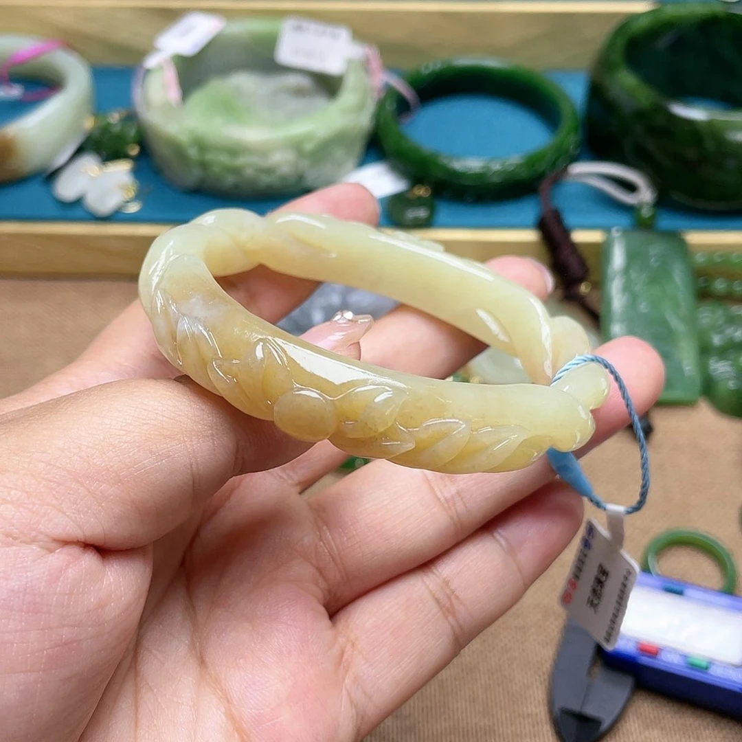 【闪购商品】和田玉手镯61圈口50未镶嵌