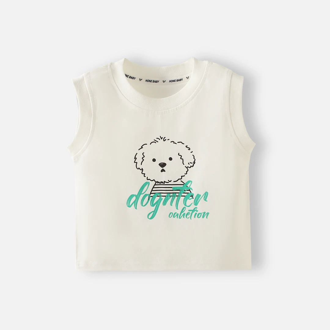 夏季上新纯棉T无袖短裤套装无婴儿骨运动男女宝宝可外穿亲肤薄款