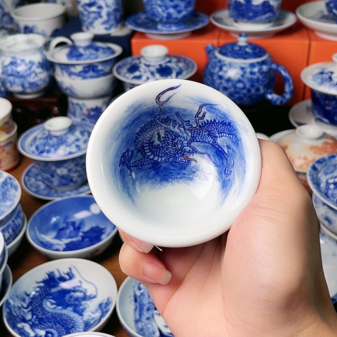 【闪购商品】杯器**昂全手工手绘景德镇