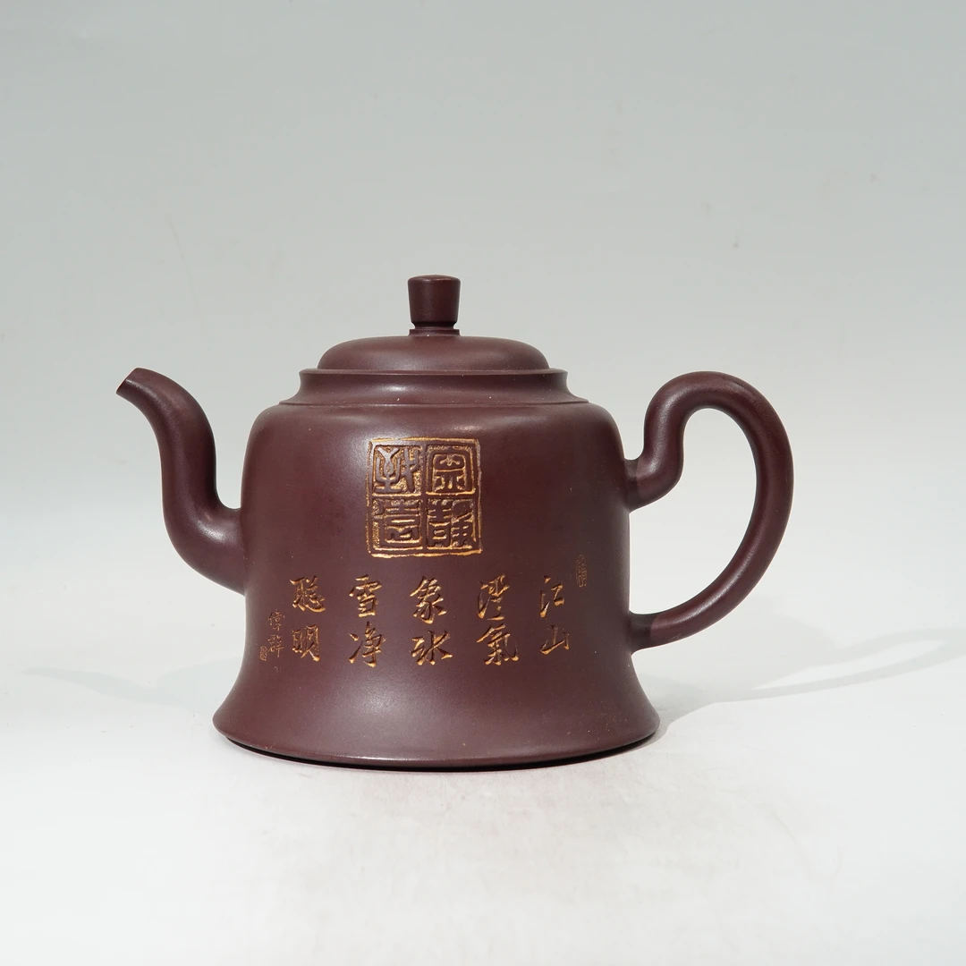 禅钟壶-范秀芳-大生紫泥-550cc