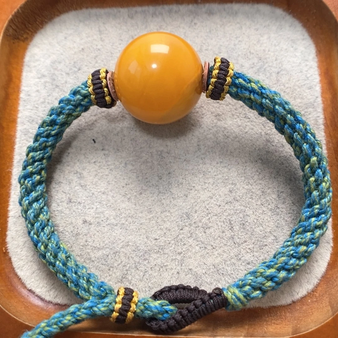 蜜蜡未镶嵌手绳蜜蜡