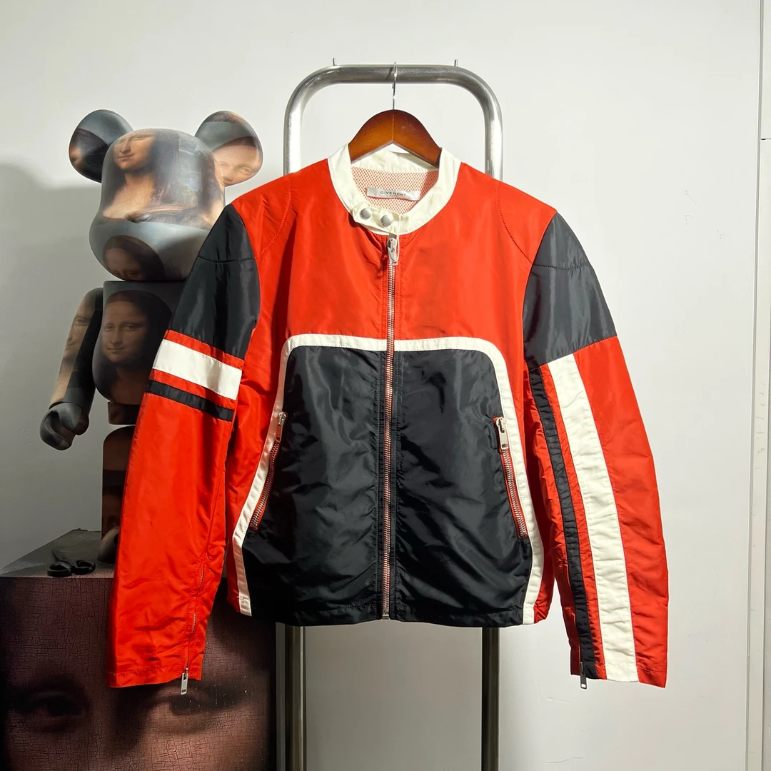 99新 Givenchy/纪梵希 纪梵希拼接赛车夹克 U0807尺码：48