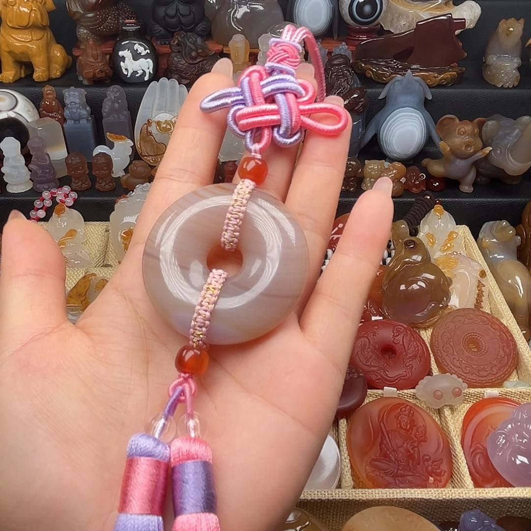 玛瑙/玉髓未镶嵌车挂