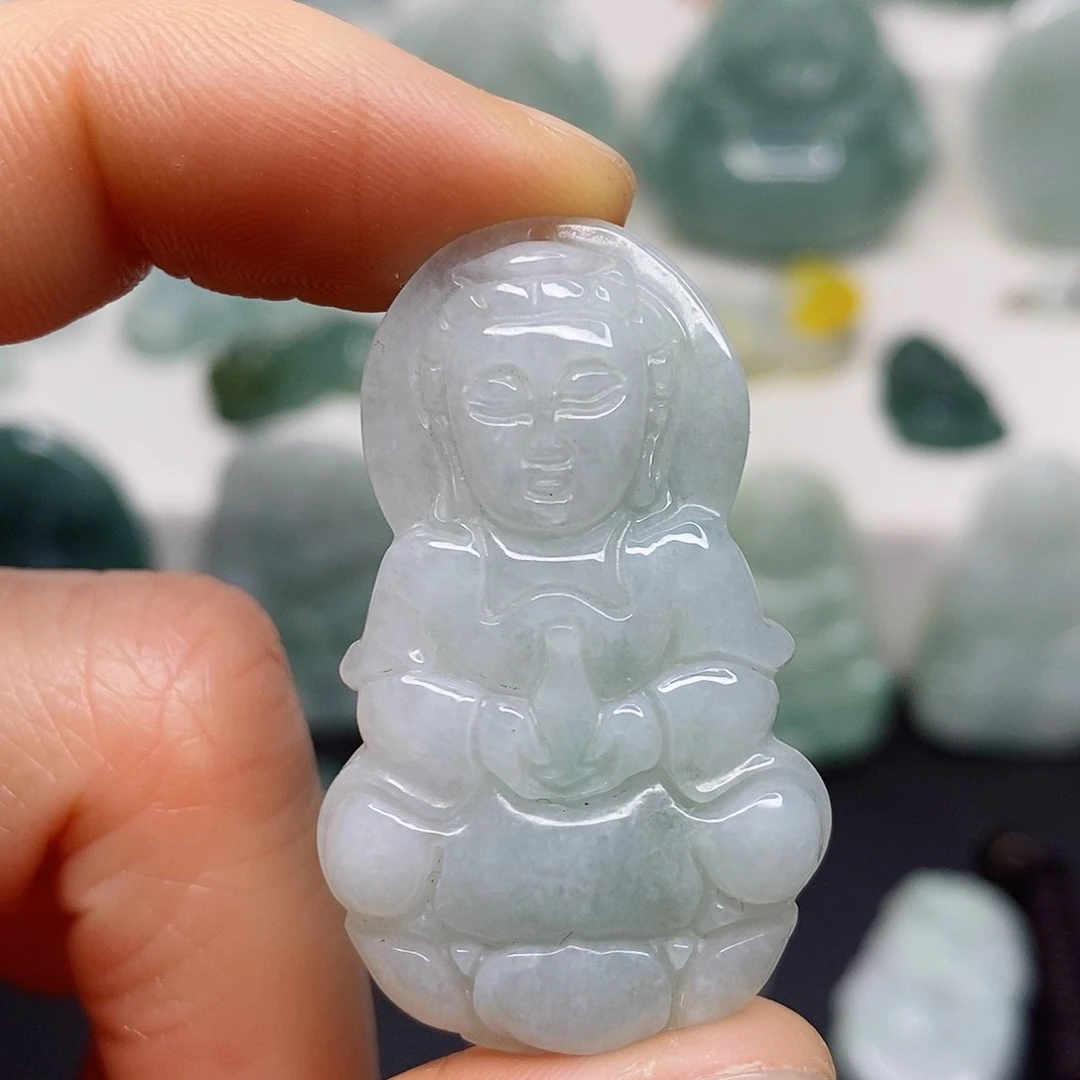 翡翠颈饰未镶嵌吊坠